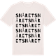 Vintage White t-shirt med Snåret ordlek t-shirt