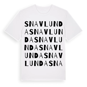 Snavlunda ordlek t-shirt – ekologisk bomull t-shirt från Pinshirt