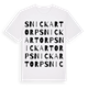 Snickartorp ordlek t-shirt