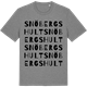 Mid Heather Gray t-shirt med Snöbergshult ordlek t-shirt