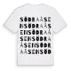 Södra Åsen ordlek t-shirt