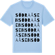 Blue Soul t-shirt med Södra Åsen ordlek t-shirt