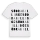 Södra Billinge ordlek t-shirt