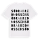 Södra Bredmossen ordlek t-shirt