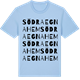Blue Soul t-shirt med Södra Egnahem ordlek t-shirt