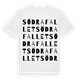 Södra Fallet ordlek t-shirt