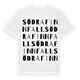 Södra Finnfall ordlek t-shirt