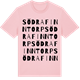 Pink Cotton t-shirt med Södra Finntorp ordlek t-shirt