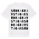 Södra Gruvstugan ordlek t-shirt