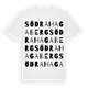 Södra Hagaberg ordlek t-shirt