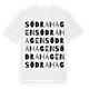 Södra Hagen ordlek t-shirt