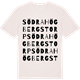 Vintage White t-shirt med Södra Högbergstorp ordlek t-shirt