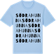 Blue Soul t-shirt med Södra Hunna ordlek t-shirt
