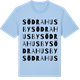 Blue Soul t-shirt med Södra Husby ordlek t-shirt