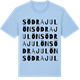 Blue Soul t-shirt med Södra Julön ordlek t-shirt