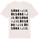 Vintage White t-shirt med Södra Julön ordlek t-shirt