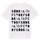 Södra Kämpetorp ordlek t-shirt