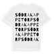Södra Kappetorp ordlek t-shirt