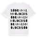 Södra Malmhöjden ordlek t-shirt