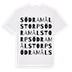 Södra Målstorp ordlek t-shirt