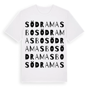 Södra Masbo ordlek t-shirt – ekologisk bomull t-shirt från Pinshirt