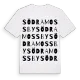 Södra Mossby ordlek t-shirt