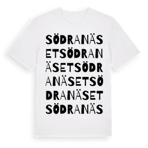 Södra Näset ordlek t-shirt – ekologisk bomull t-shirt från Pinshirt
