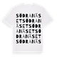 Södra näset ordlek t-shirt