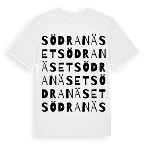 Södra näset ordlek t-shirt – ekologisk bomull t-shirt från Pinshirt