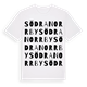 Södra Norrby ordlek t-shirt