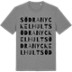 Mid Heather Gray t-shirt med Södra Nyckelhult ordlek t-shirt