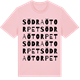 Pink Cotton t-shirt med Södra Ötorpet ordlek t-shirt