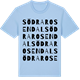 Blue Soul t-shirt med Södra Rosendal ordlek t-shirt