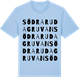 Blue Soul t-shirt med Södra Rudagruvan ordlek t-shirt