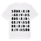 Södra Rudagruvan ordlek t-shirt