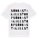 Södra Stakullstorp ordlek t-shirt