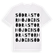Södra Storhöjden ordlek t-shirt