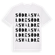 Södra Svaldre ordlek t-shirt
