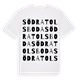 Södra Tolsboda ordlek t-shirt