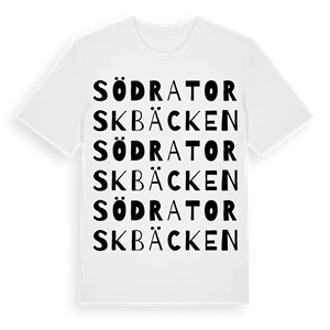 Södra Torskbäcken ordlek t-shirt – ekologisk bomull t-shirt från Pinshirt
