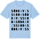 Blue Soul t-shirt med Södra Vissboda ordlek t-shirt