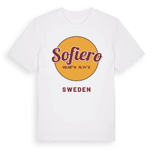 Sofiero cirkel t-shirt – ekologisk bomull t-shirt från Pinshirt