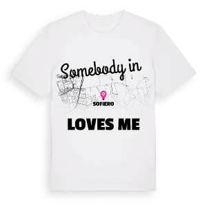 Någon i Sofiero älskar mig t-shirt – ekologisk bomull t-shirt från Pinshirt