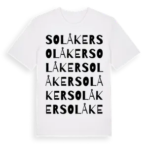 Solåker ordlek t-shirt – ekologisk bomull t-shirt från Pinshirt