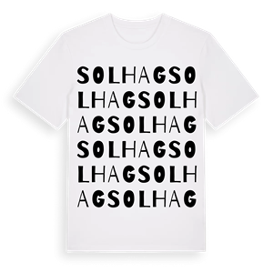 Solhag ordlek t-shirt – ekologisk bomull t-shirt från Pinshirt