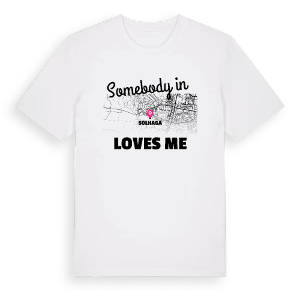 Någon i Solhaga älskar mig t-shirt – ekologisk bomull t-shirt från Pinshirt