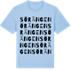 Blue Soul t-shirt med Sörängen ordlek t-shirt