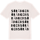 Vintage White t-shirt med Sörängen ordlek t-shirt