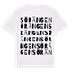 Sörängen ordlek t-shirt