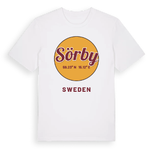 Sörby cirkel t-shirt – ekologisk bomull t-shirt från Pinshirt